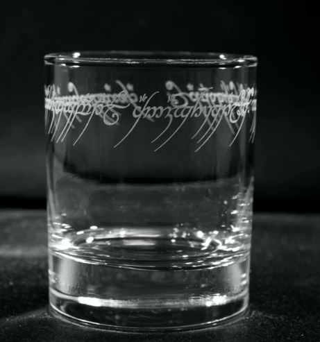 Lord of the Rings Drinking Glass
