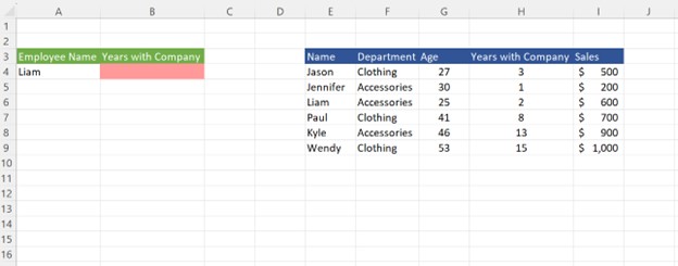 VLOOKUP third example image
