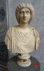 A bust of Julia Domna