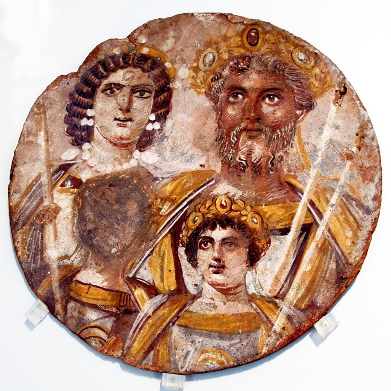 The Severan Tondo - a picture of the family of Septimus Severus